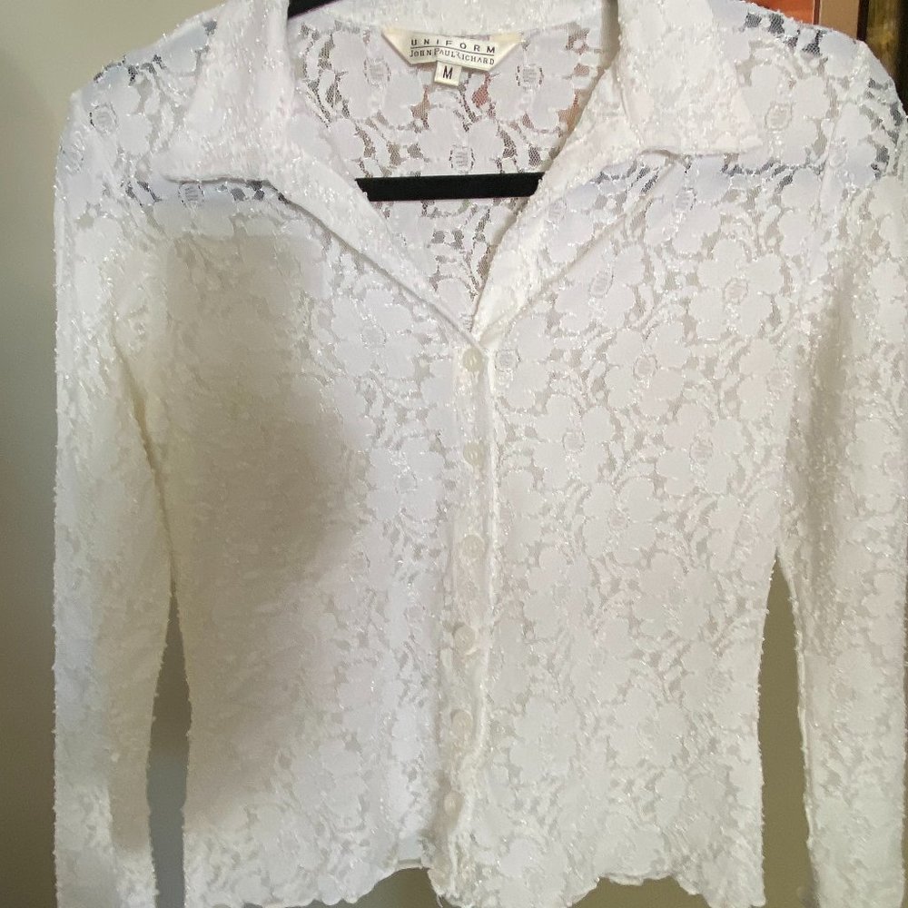 Uniform John Paul Richard Lace Blouse